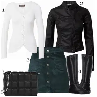 Outfit sa Crna Suknja Only "Proljetni Outfit"