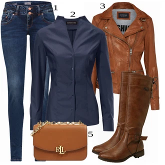 outfit mit Rdeča Škorenj Mustang "Poletna oblačila za ženske"