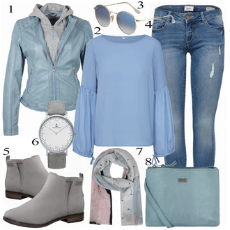 Outfit s ROXY "GIPSY KOŽENÁ BUNDA"