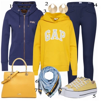 Outfit s GAP, Žlutá GAP "GAP Styl"