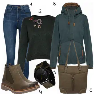 Outfit s Kozačka Camel Active "Zelený Den"
