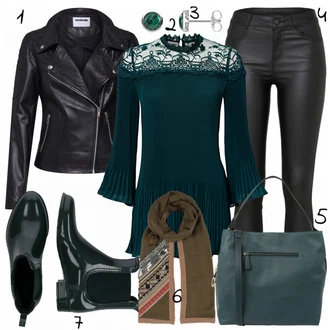 Egirl outfity "Zelená dívka"