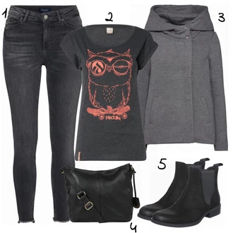 Outfit s Kozačka Vagabond Shoemakers "Hádat"