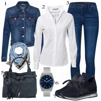 Outfit s Teniska MARCO TOZZI "HEINE BLOUSE"