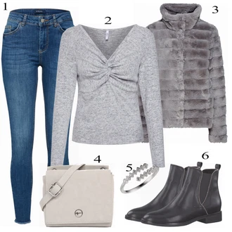 Outfit s Kozačka S.Oliver "Hailys Svetr"