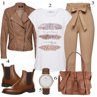 Outfit s Kozačka Vagabond Shoemakers "Hailys TShirt"