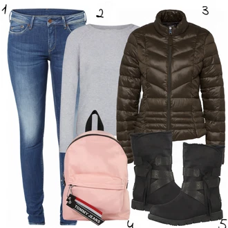 Outfit s Kozačka S.Oliver "Šťastný"