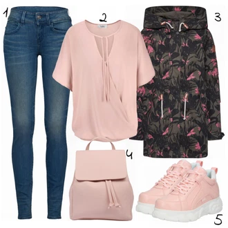 Outfit s Modrá/Hnědá/Vícebarevný/Oranžová Kožená bunda/Džíny s Nízkým Sedem/Kožené Boty/Zimní bunda/Push up Džín/Slim Fit Džíny/Džíny s Rozparkem/Vintage džíny/Džíny Regular Fit/Kožená Pánská Bund G-Star Raw "Heine"