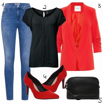 Outfit s Bota Na Podpatku About You "Heine"