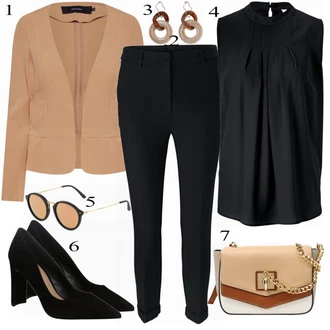 Outfit s Bota Na Podpatku Aldo "Heine Blouse"