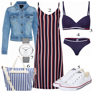 Outfity pro léto s Teniska Converse "Heine Šaty"