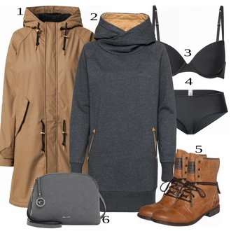 Outfit sa Crna Gaćice Esprit Bodywear "Tvoj otmjeni outfit"