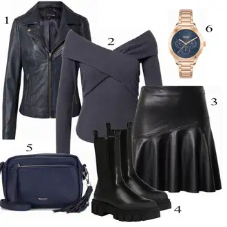 Outfit sa Crna Free People "Tvoj otmjeni outfit"