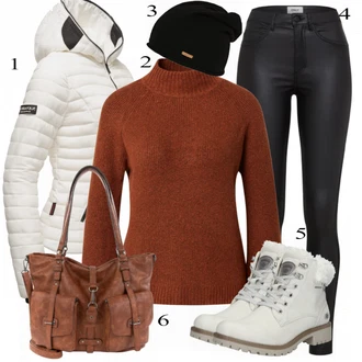 Outfit sa Siva Čizmica Dockers by Gerli "Outfit za jesen"