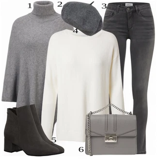 outfit mit Črna Škorenj Tamaris "1"