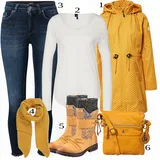 Rumena Wintermantel outfiti za dame image