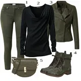 Prošívané kožené bundy   outfity image