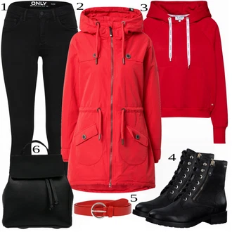 outfit mit Črna Škorenj S.Oliver "1"
