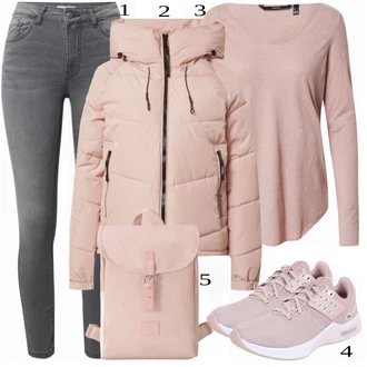 Outfit sa Siva Tenisica Nike "Tvoj otmjeni outfit"