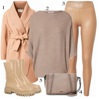 Outfit sa Bež Čizmica LEMON JELLY "Tvoj otmjeni outfit"