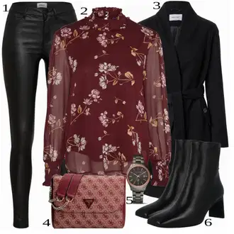 Outfit sa Crvena Bluza VERO MODA "Tvoj otmjeni outfit"