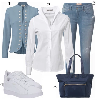 Outfit sa Plava Traperice Gang "Jesenski Kežual Outfit"