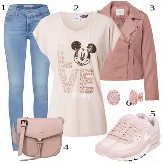 Outfit sa Bež Kožna Jakna JdY "Jesenski Kežual Outfit"
