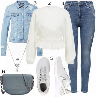 Outfit sa Siva Tenisica Nike "Tvoj otmjeni outfit"