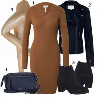 Outfit sa Crvena/Zeleno Haljina Object "Tvoj otmjeni outfit"