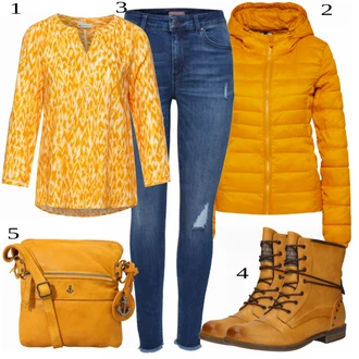 Outfit sa Žuta Traper Jakna Only "Tvoj otmjeni outfit"