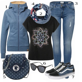 outfit mit Siva Superga Vans "1"