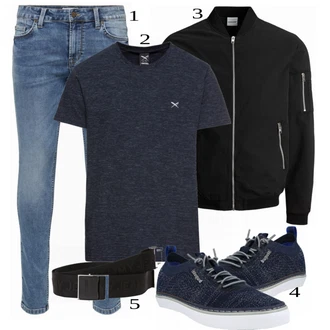 outfit mit Modra Hlače "Priložnostna oblačila"