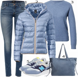 Outfit s Teniska New Balance "Cool každodenní outfit"