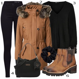 outfit mit Črna Srajca Only "1"