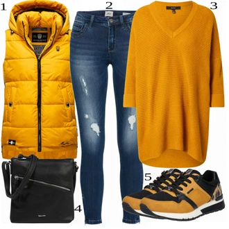 Outfit sa Crna Tenisica Tom Tailor "Tvoj otmjeni outfit"