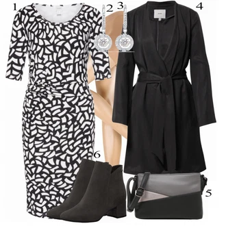 Outfit s Modrá Pouzdro/Krabička na hodinky/Dárkový set hodinek Swarovski "Pracovní look"