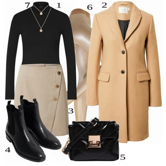 Zimske Outfiti mit Bež Krilo Edited "Poslovna oblačila"