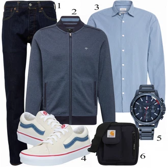 outfit mit Siva Superga Vans "Klasična oblačila"