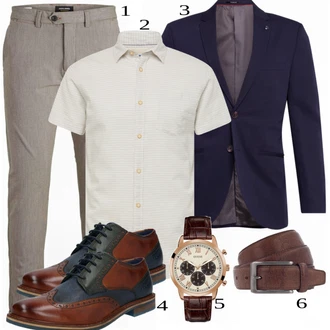 outfit mit Črna Obleka Jack & Jones "Poslovna oblačila"