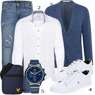 outfit mit Bela Superga Tommy Hilfiger "Priložnostna oblačila"