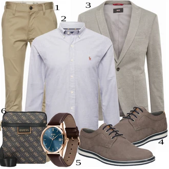 Poslovni Outfiti mit Siva Obleka Cinque "Poslovna oblačila"