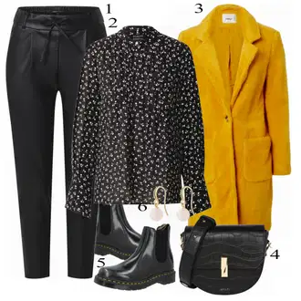 Lesk Outfit s Černá/Bílá/Oranžová/Zelená/Hnědá Kožená Kalhoty/Legíny Kožený Vzhled/Tregíny/Jeggings/Kožený Legíny/Kalhoty z Umělé Kůže/Skinny Kalhoty Only "Pěkná kombinace pro volný čas"