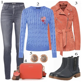 Outfit s Bílá Zimní Bota/Náušnice Ted Baker "LTB Džíny"