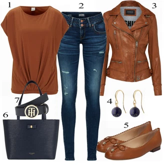 Podzim Outfit s Modrá/Tmavě modrá Kožená bunda/Kožené Boty/Kožená Pánská Bund/Push up Džín/Zimní bunda/Džíny s Nízkým Sedem/Džín s Nízkým Pasem/Džíny s Rozparkem/Slim Fit Džíny/Termální Džíny LTB "LTB Džíny"