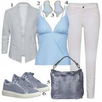 Outfity na zimu s Tom Tailor Denim "Top LeGer"