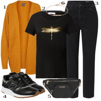 outfit mit Črna Superga New Balance "Lahka pomladna oblačila"