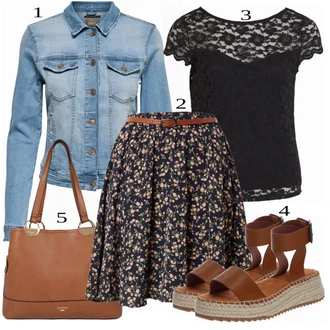 outfit mit Črna Krilo About You "Tvoj cool outfit"