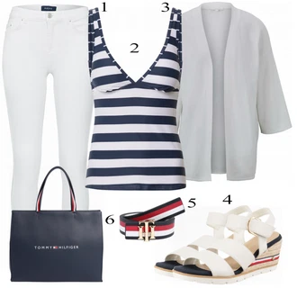 Outfit s Šedá Plavky ESPRIT "Lehký Outfit"
