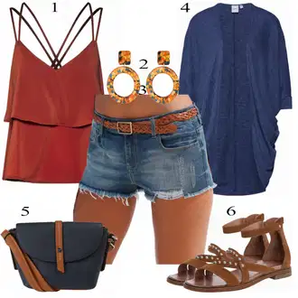 Ležérní outfity s Modrá/Tmavě modrá/Světle modrá Džín s Nízkým Pasem/Navlékací džíny/Džíny Culottes/Džíny s Rozparkem/Džíny s Dírou/Džíny s Nízkým Sedem Buffalo "Lehký Outfit"