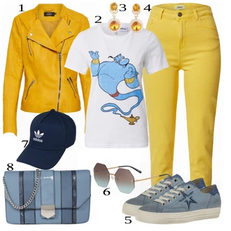 Outfit s Šedá Teniska Paul Green "Lehký Outfit"